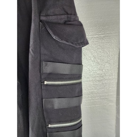 Men's cargo trousers pants elastic waist oriental vintage retro style casual - Picture 2 of 3